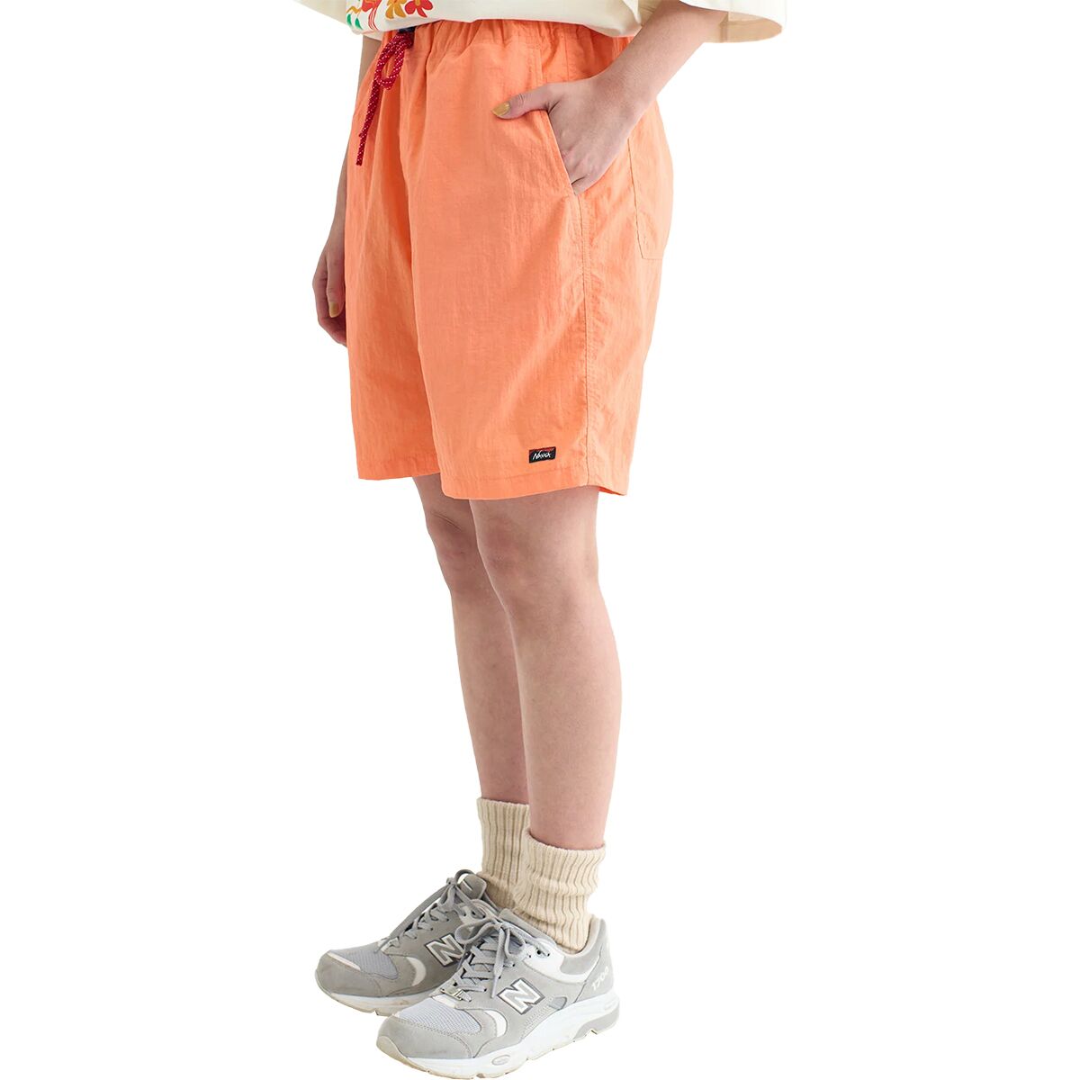 windandsea×NANGA TUSSER SHIPT Nanga Men's Nylon Tusser Easy Shorts in S Orange Nanga