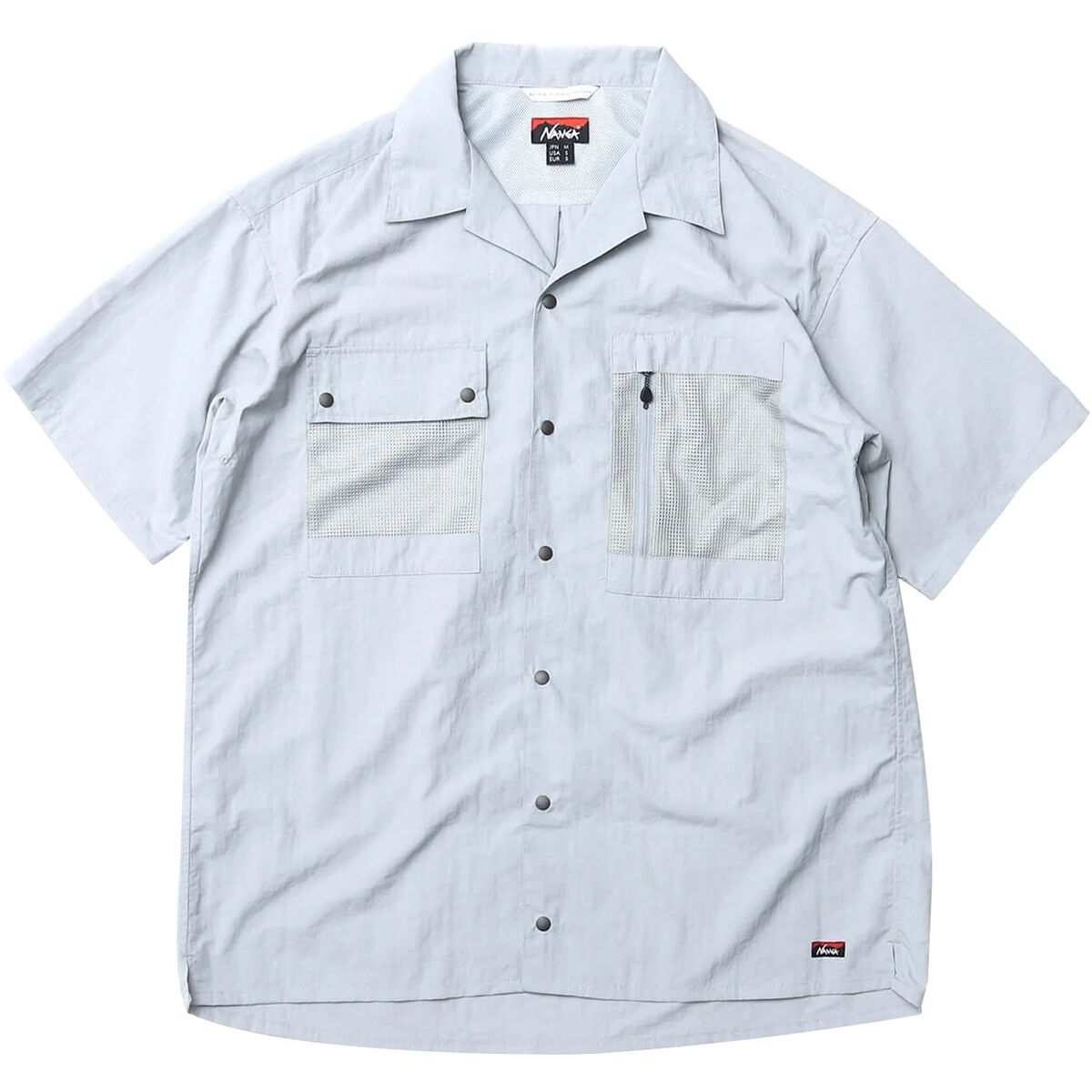 windandsea×NANGA TUSSER SHIPT windandsea×NANGA TUSSER SHIPT Nylon-Tusser-Open-Collar-Shirt