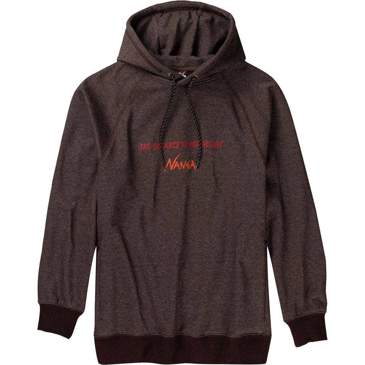 Nanga Eco Hybrid The Balance Sweat Hoodie - Men's Brown, XL