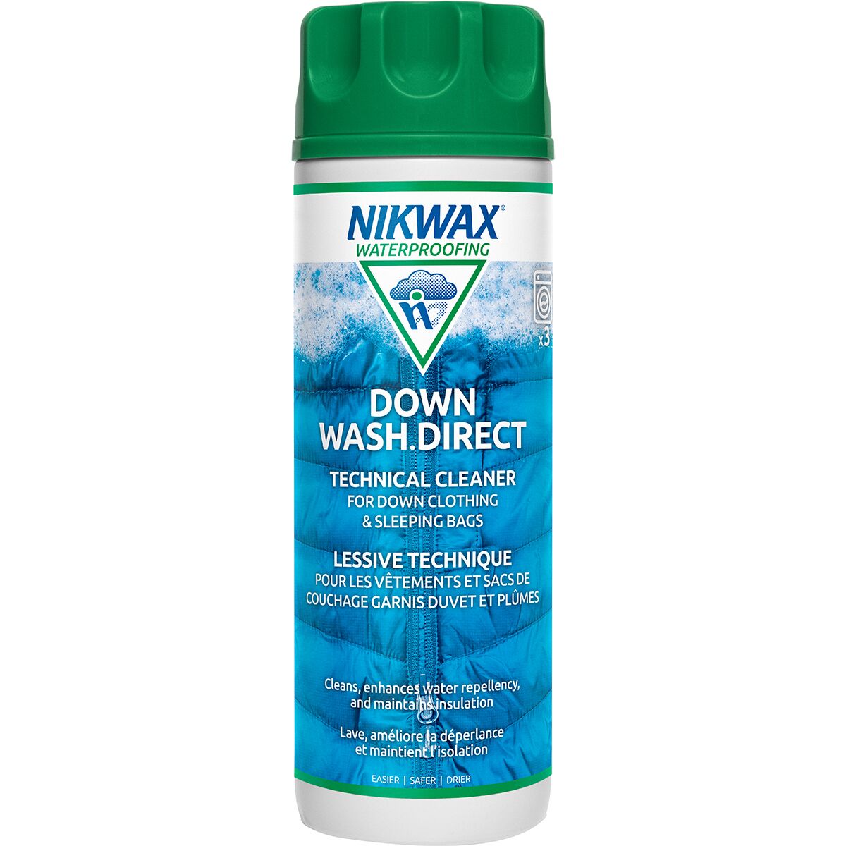 Nikwax 1 L Down Wash Direct and Down Proof Twin Pack Cleaning