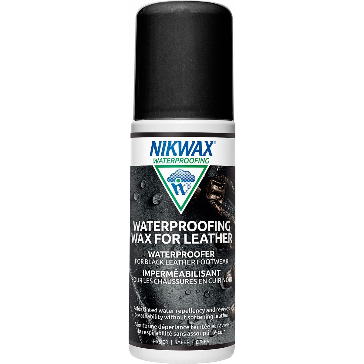 Image of Nikwax Waterproofing Wax for Leather Liquid Black, 4.2oz