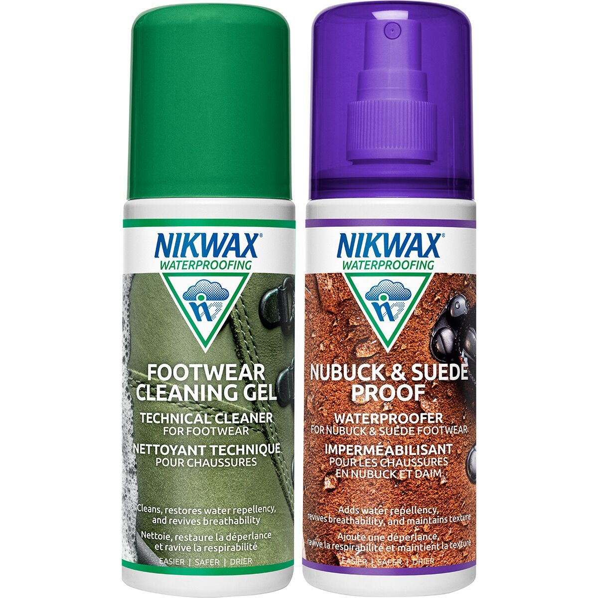Image of Nikwax Nubuck & Suede Proof DUO-Pack Spray One Color, One Size