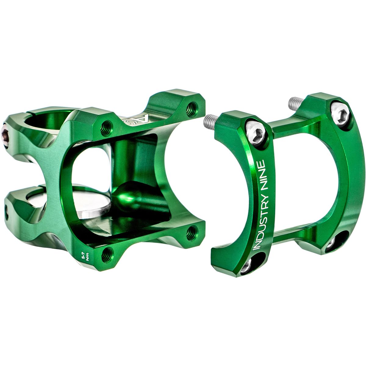 Image of Industry Nine A35 Stem Green, 40mm