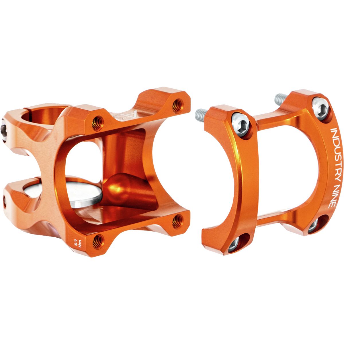 Image of Industry Nine A35 Stem Orange, 40mm