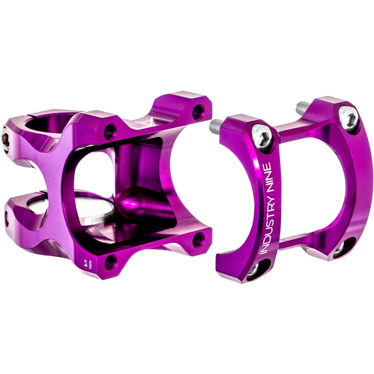 Image of Industry Nine A35 Stem Purple, 50mm