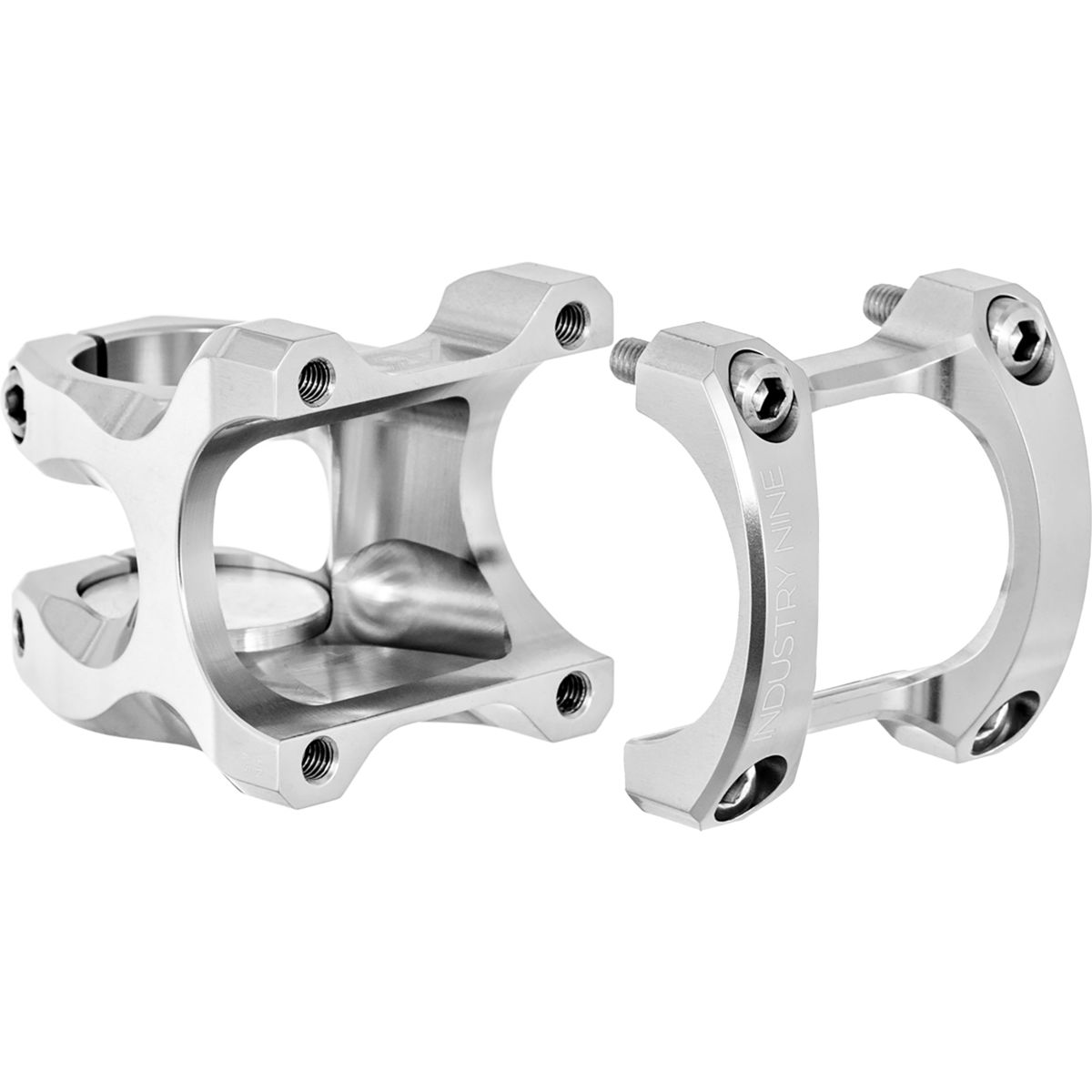 Image of Industry Nine A35 Stem Silver, 32mm