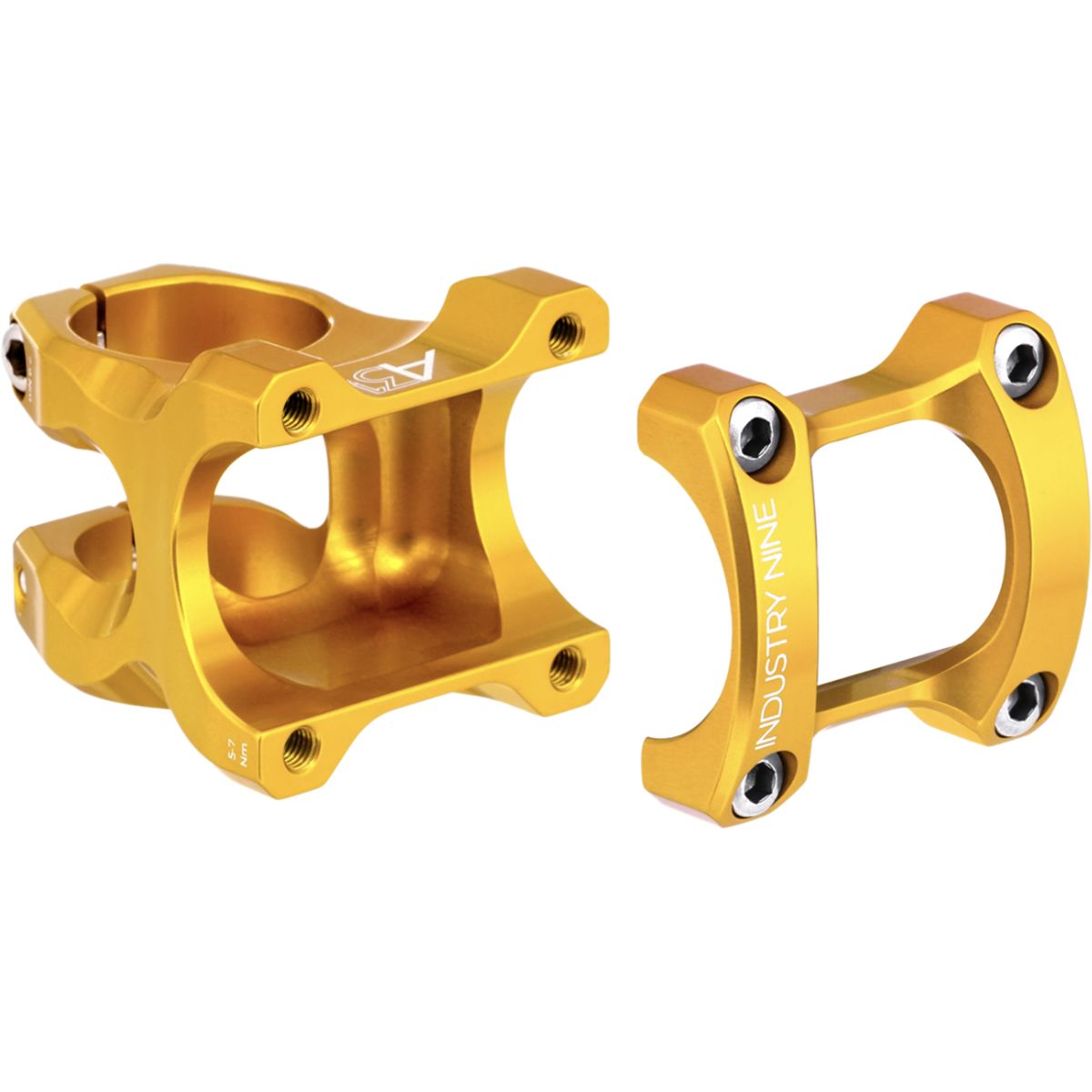 Image of Industry Nine A318 Stem Gold, 40mm