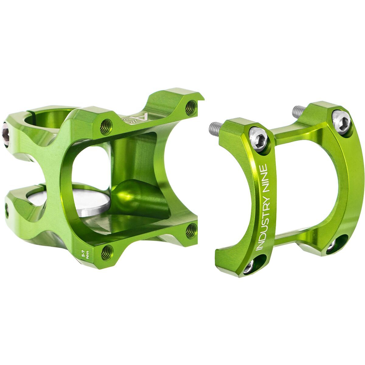 Image of Industry Nine A318 Stem Lime, 50mm