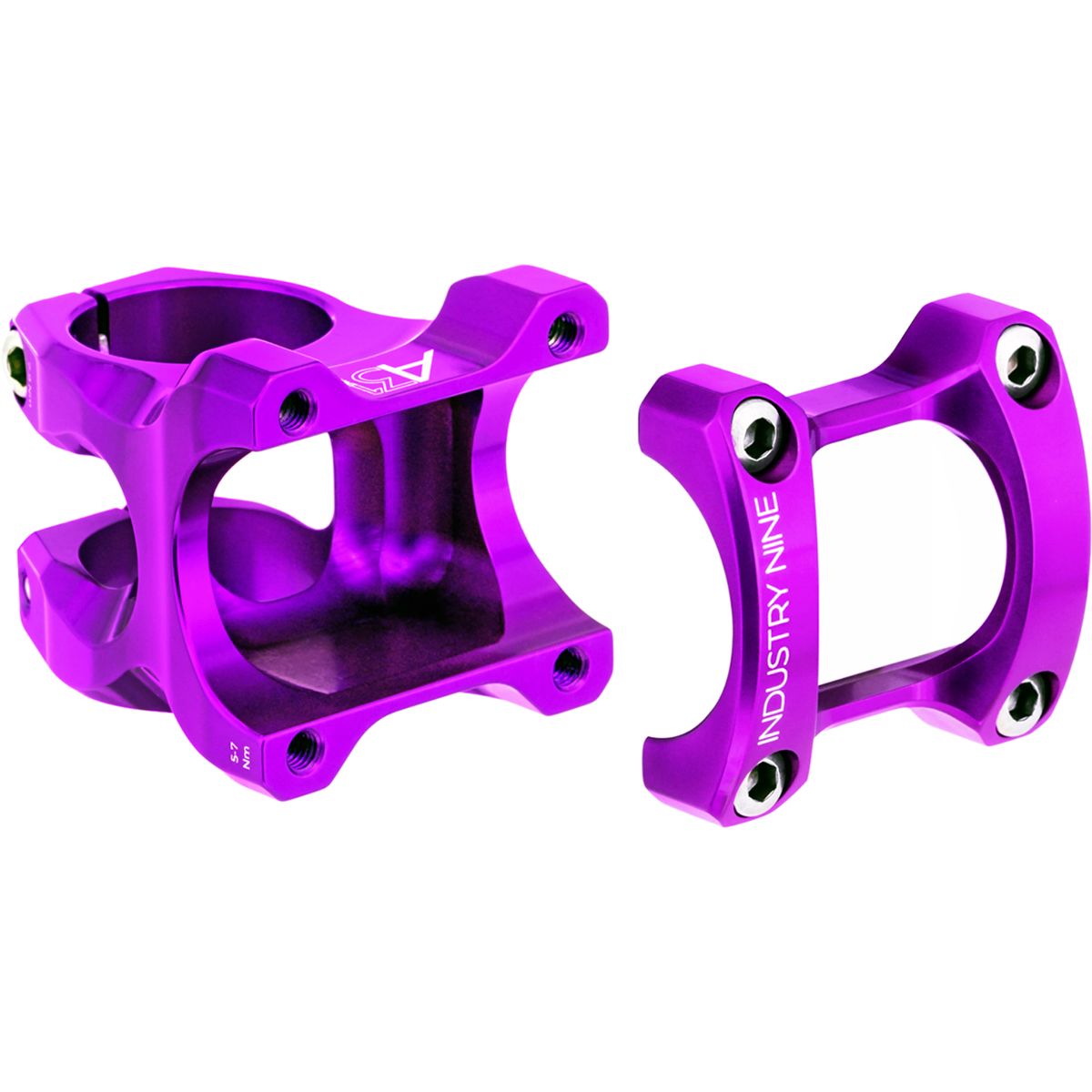 Image of Industry Nine A318 Stem Purple, 50mm