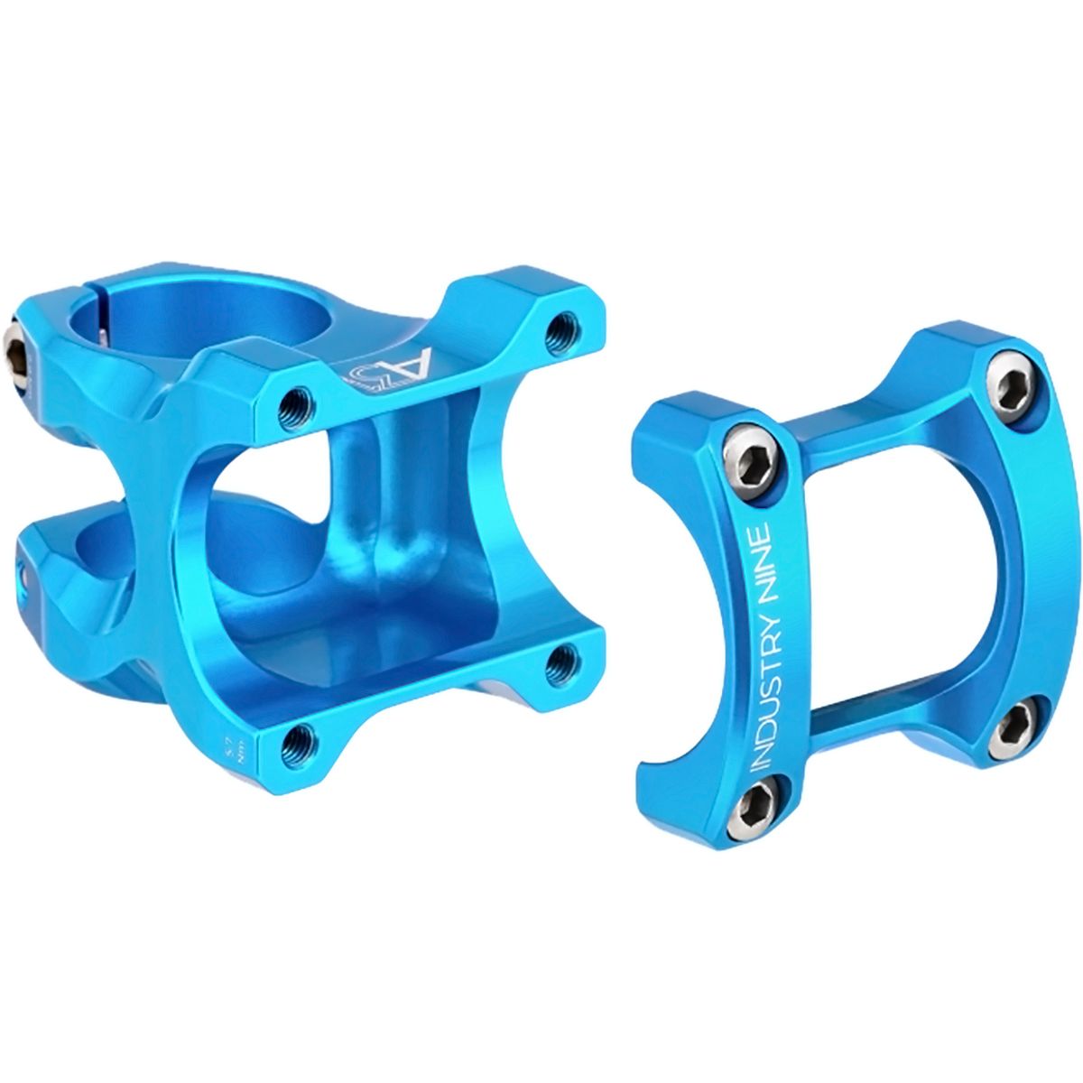 Image of Industry Nine A318 Stem Turquoise, 30mm