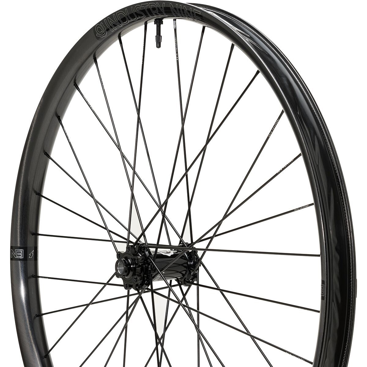 Image of Industry Nine EN350 29in Carbon Boost Wheelset Black, 15x110/12x148, SRAM XD