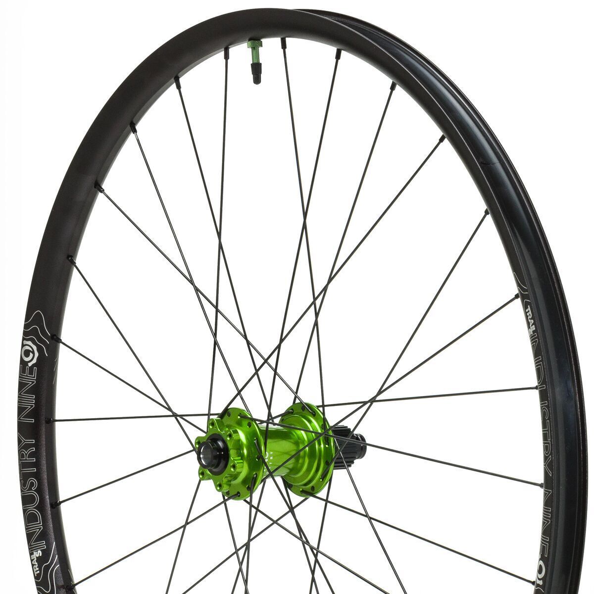Image of Industry Nine Classic Trail S Boost Wheelset Lime/Black, 6-Bolt, MS