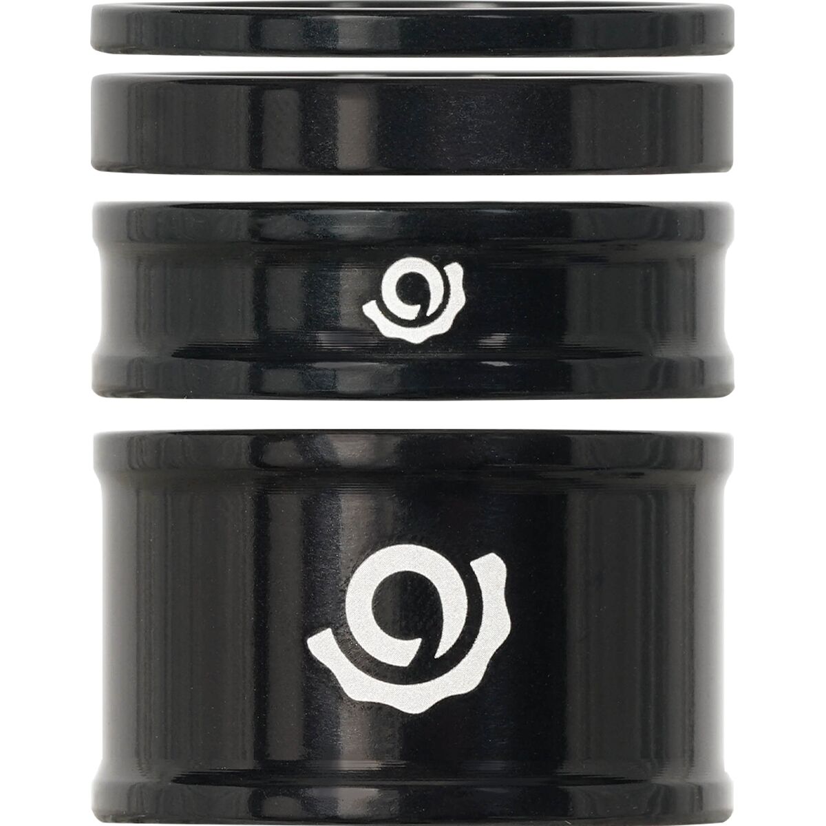 Image of Industry Nine Headset Spacer Combo Kit Black, 2.5mm, 5mm, 10mm, 20mm