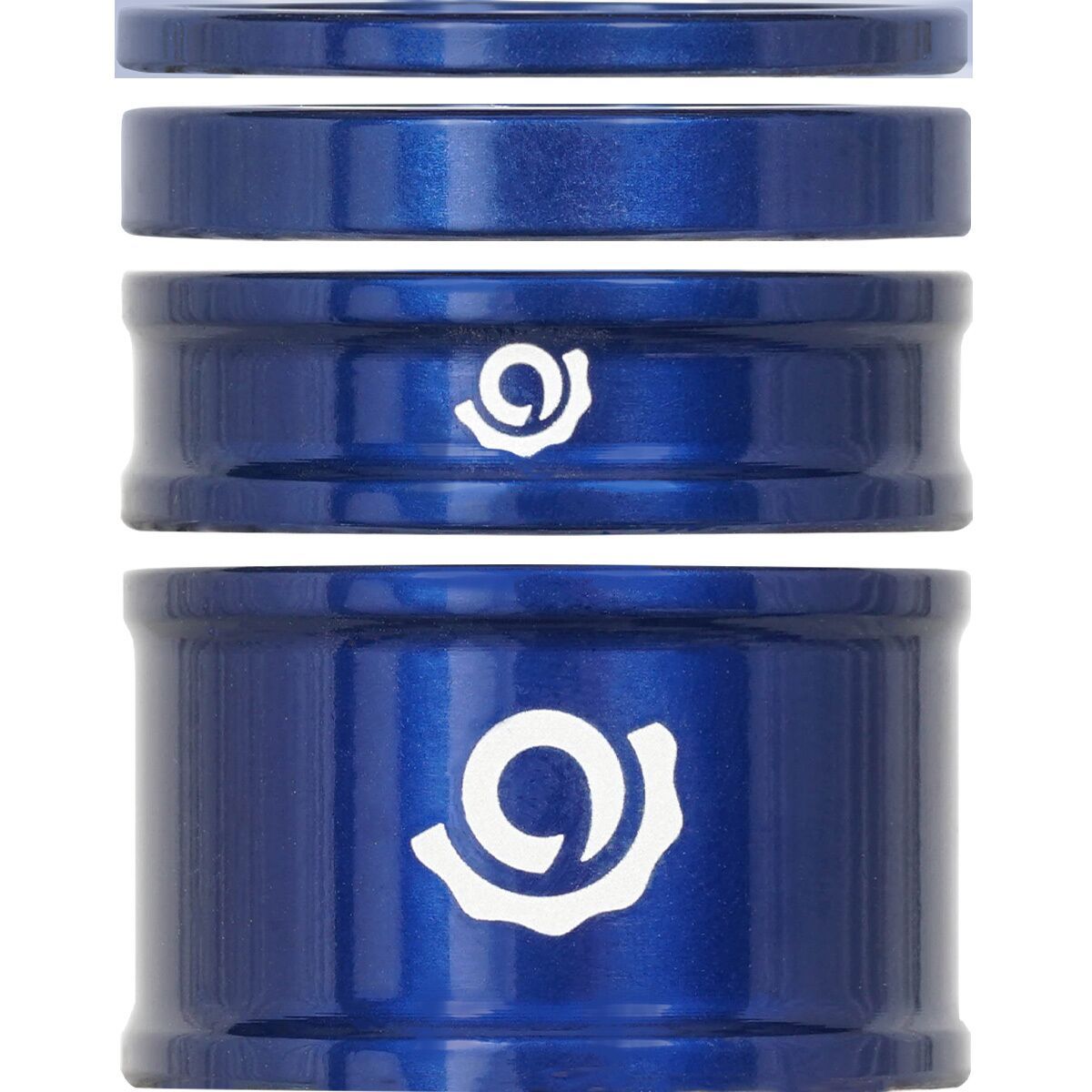 Image of Industry Nine Headset Spacer Combo Kit Blue, 2.5mm, 5mm, 10mm, 20mm