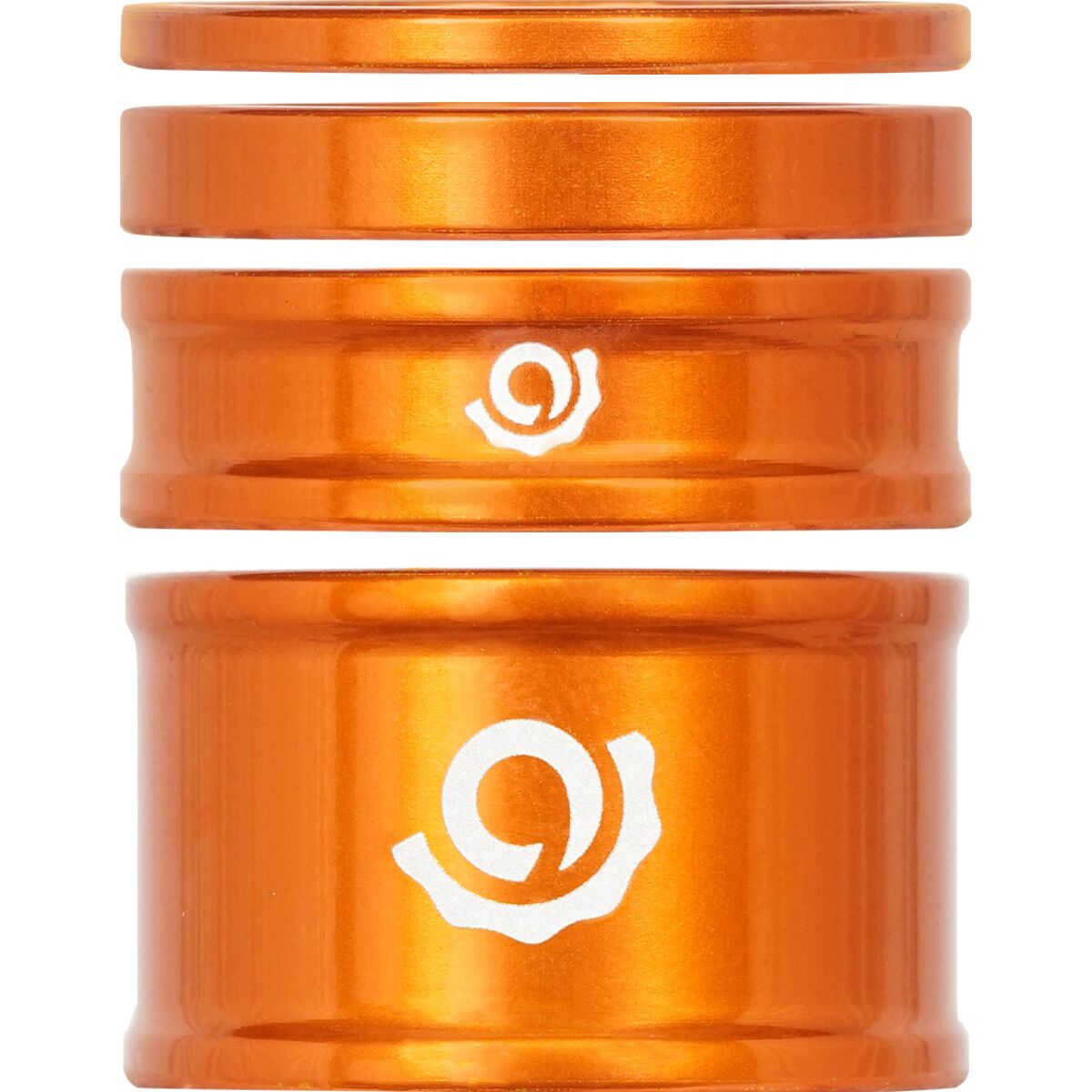 Image of Industry Nine Headset Spacer Combo Kit Orange, 2.5mm, 5mm, 10mm, 20mm