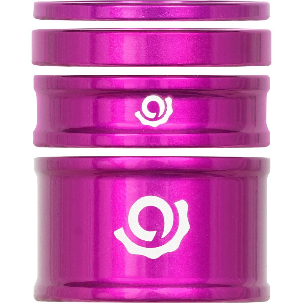 Image of Industry Nine Headset Spacer Combo Kit Purple, 2.5mm, 5mm, 10mm, 20mm