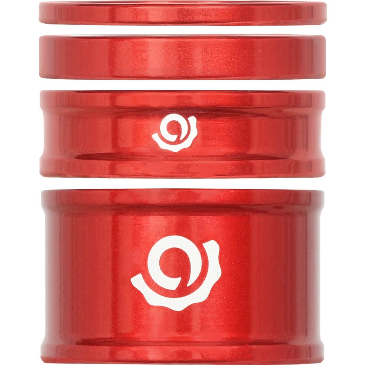 Image of Industry Nine Headset Spacer Combo Kit Red, 2.5mm, 5mm, 10mm, 20mm