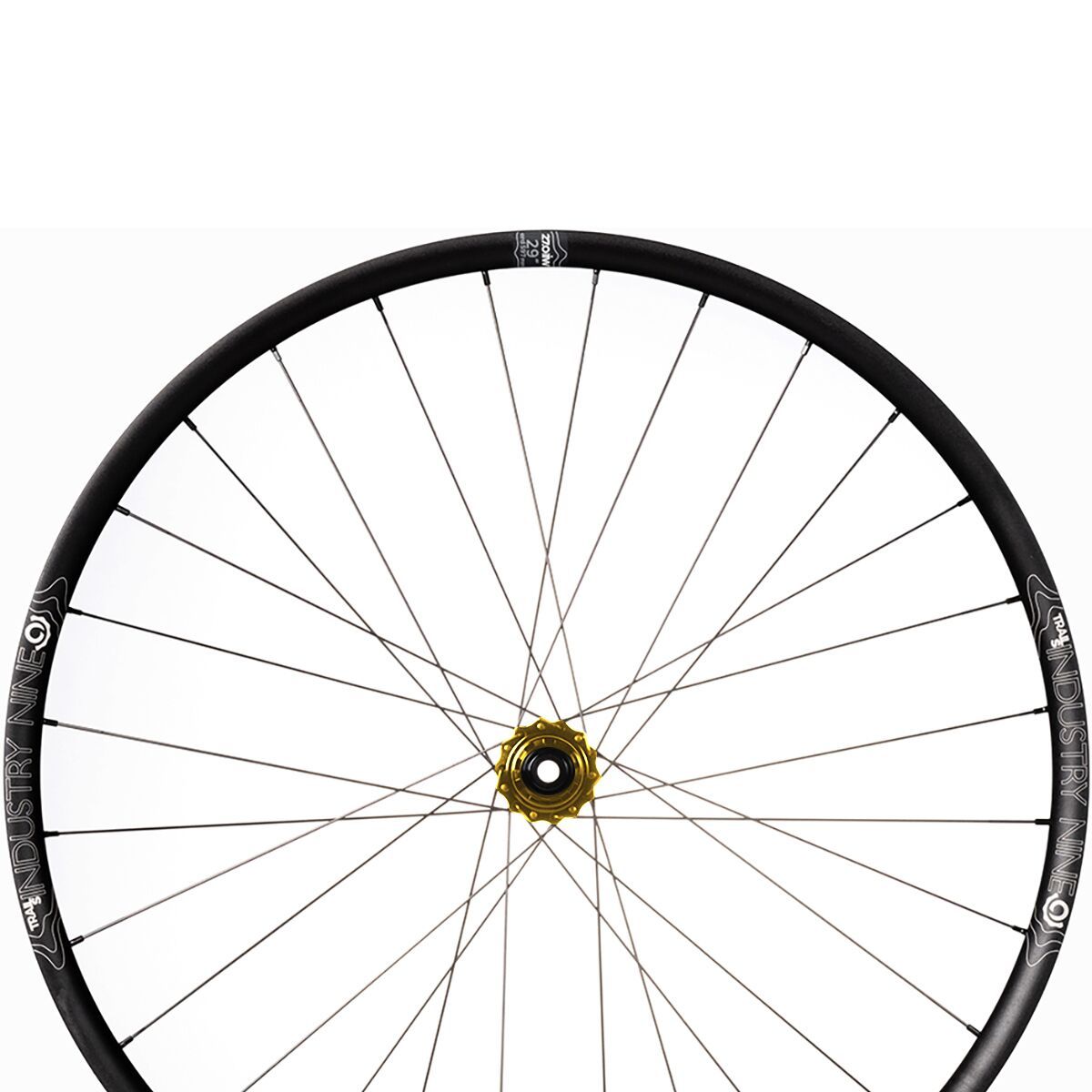 Image of Industry Nine Solix Trail S Carbon Wheelset - 29in Gold, 15x110-12x148, XD