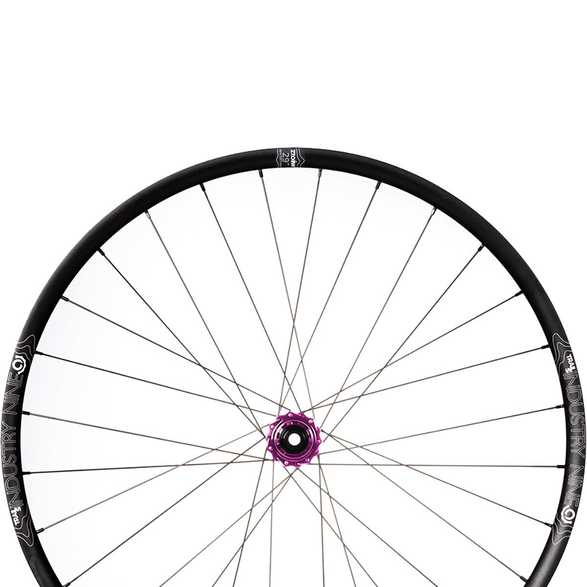 Image of Industry Nine Solix Trail S Carbon Wheelset - 29in Purple, 15x110-12x148, XD