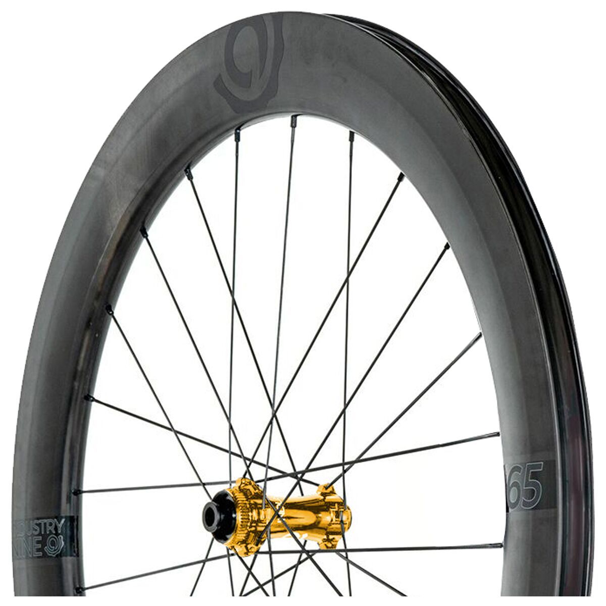 Image of Industry Nine 65 Solix SL Exclusive Road Carbon Wheelset Gold, XD-R