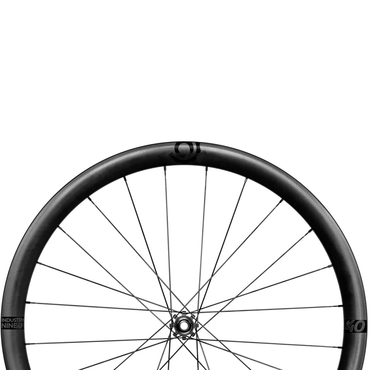 Image of Industry Nine AR40 Solix SP Carbon Wheel Black, Front, 12x100, CL