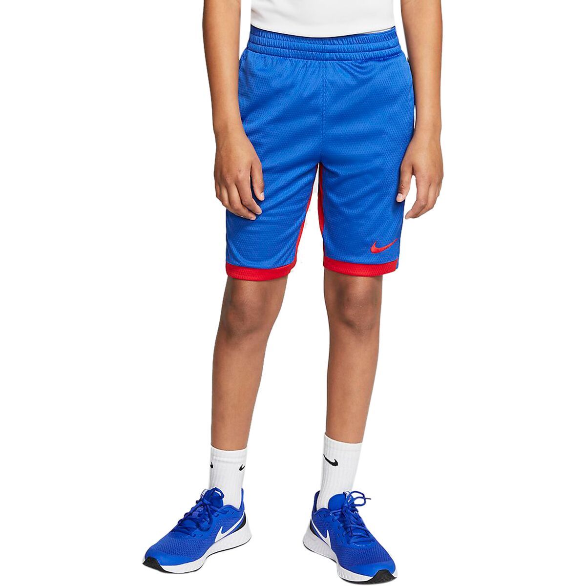 Nike Dry-Fit Trophy Short - Boys' Game Royal/University Red/University Red, XS