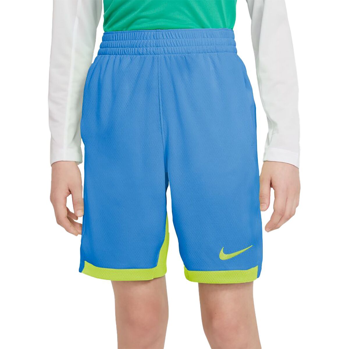 Nike Dry-Fit Trophy Short - Boys' University Blue/Atomic Green, XS
