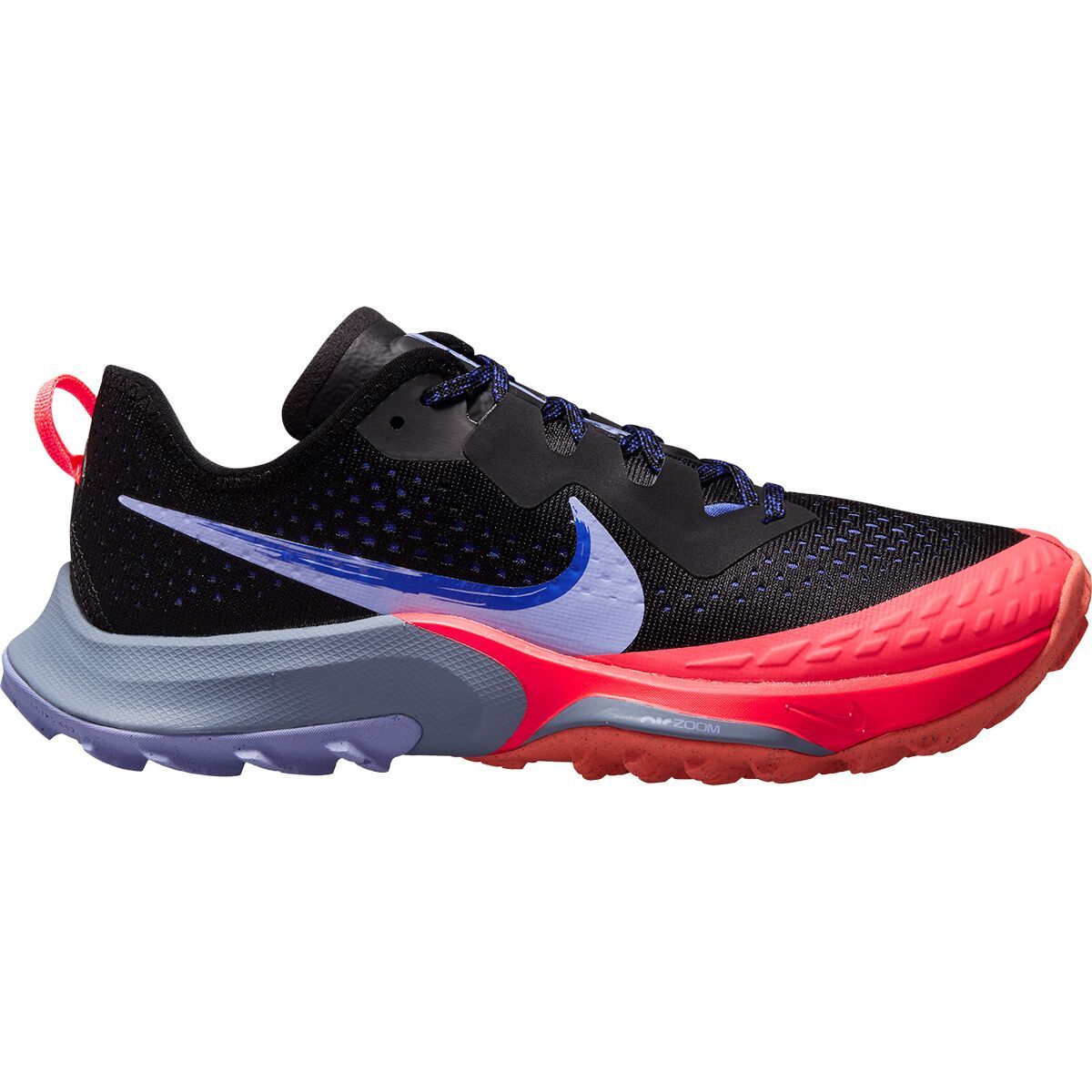 Nike Air Zoom Terra Kiger 7 Trail Running Shoe - Women's Black/Light Thistle/Lapis/Flash Crimson, 6.5