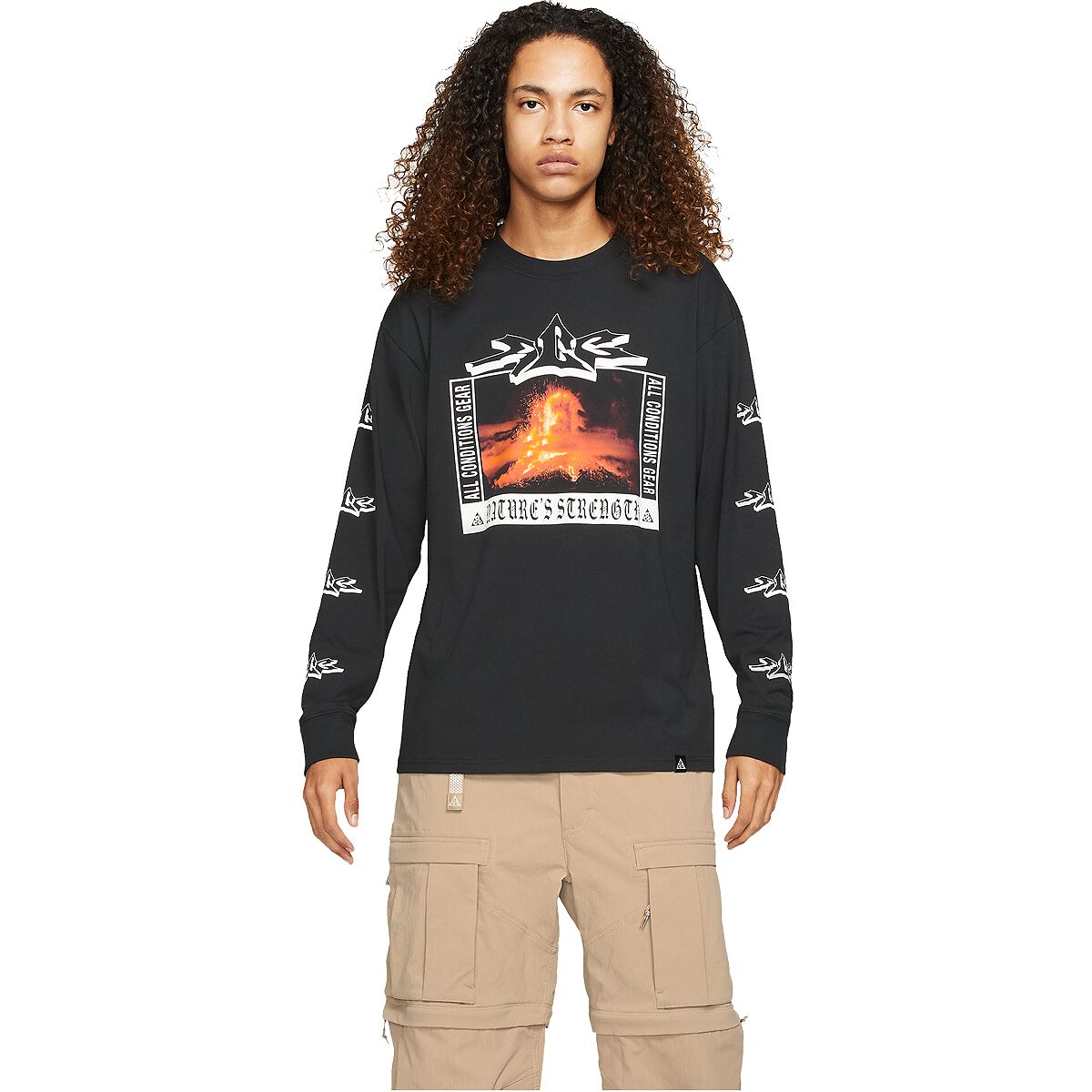 nike acg go climb a volcano shirt