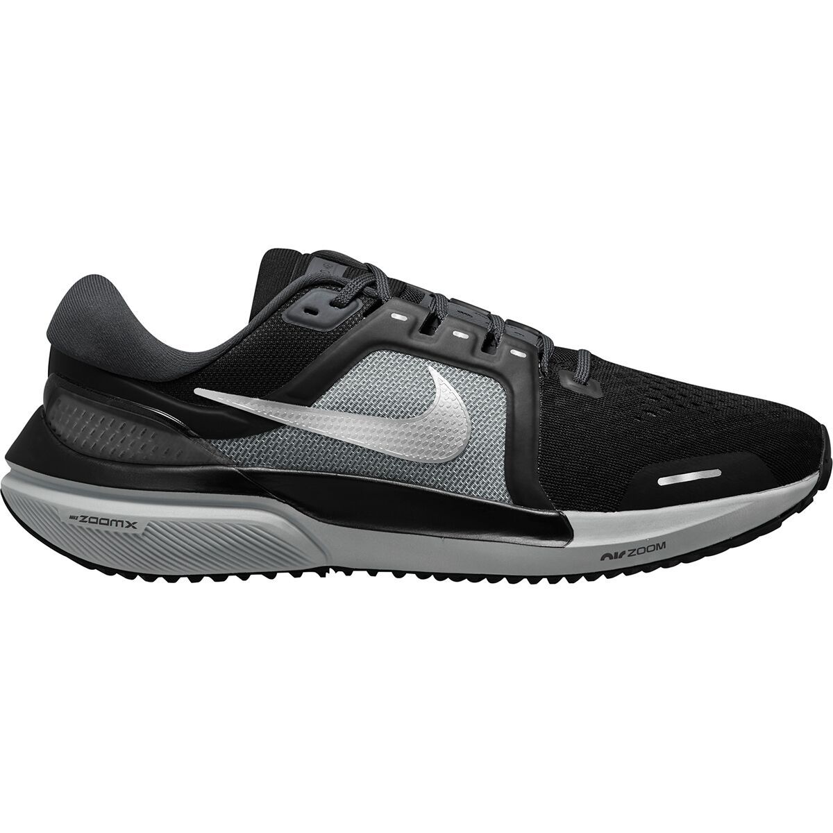Nike Air Zoom Vomero 16 Running Shoe - Men's Black/Metallic Silver/Anthracite, 9.0