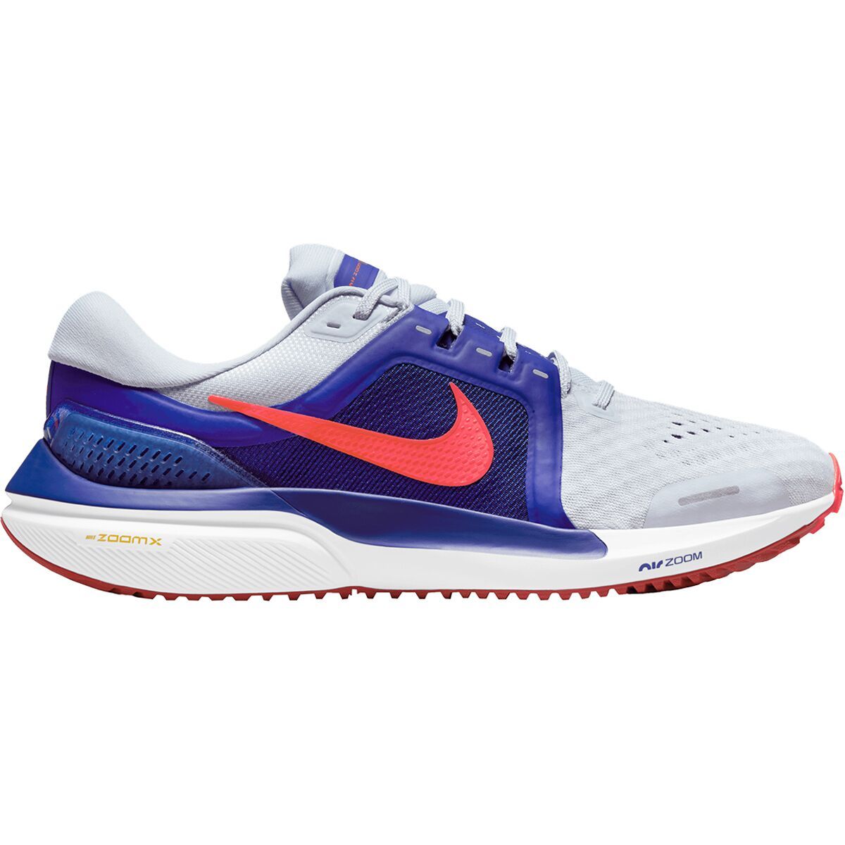 Nike Air Zoom Vomero 16 Running Shoe - Men's Football Grey/Bright Crimson/Concord, 13.0