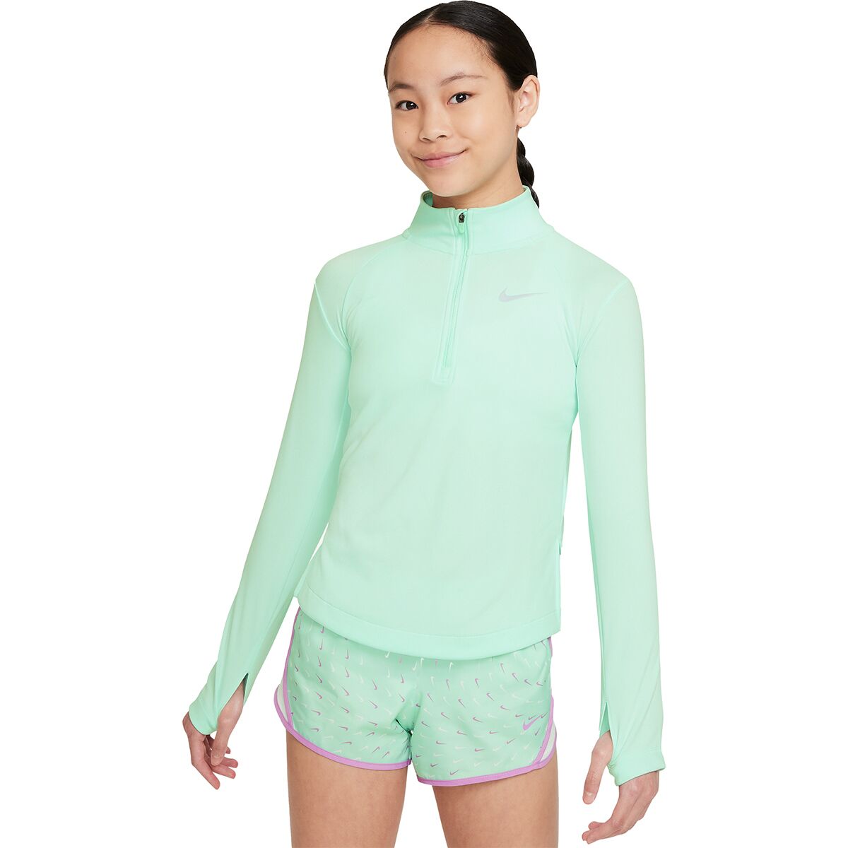 Girls nike on sale running top