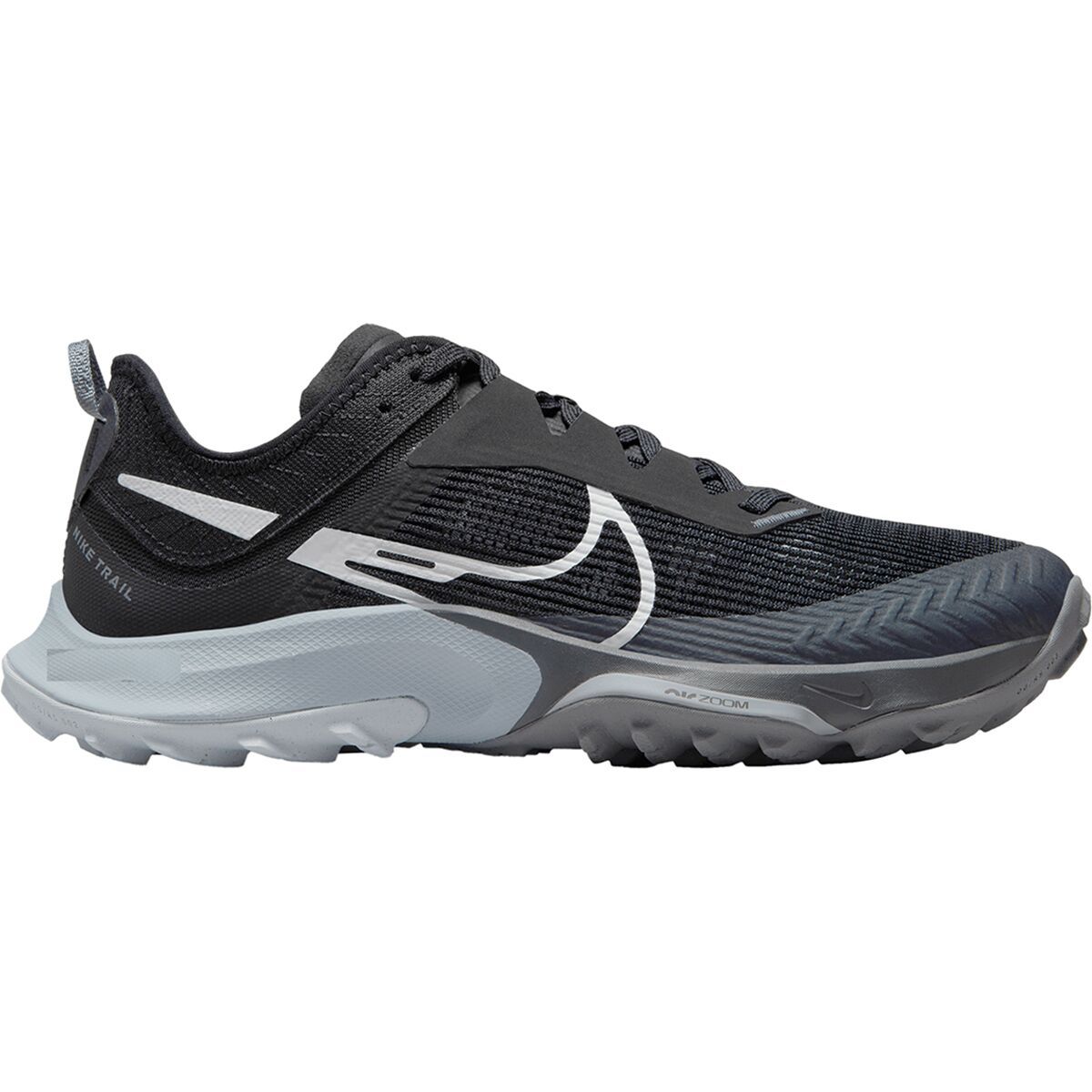 Nike Air Zoom Terra Kiger 8 Trail Running Shoe - Women's Black/Pure Platinum/Anthracite/Wolf Grey, 8.0