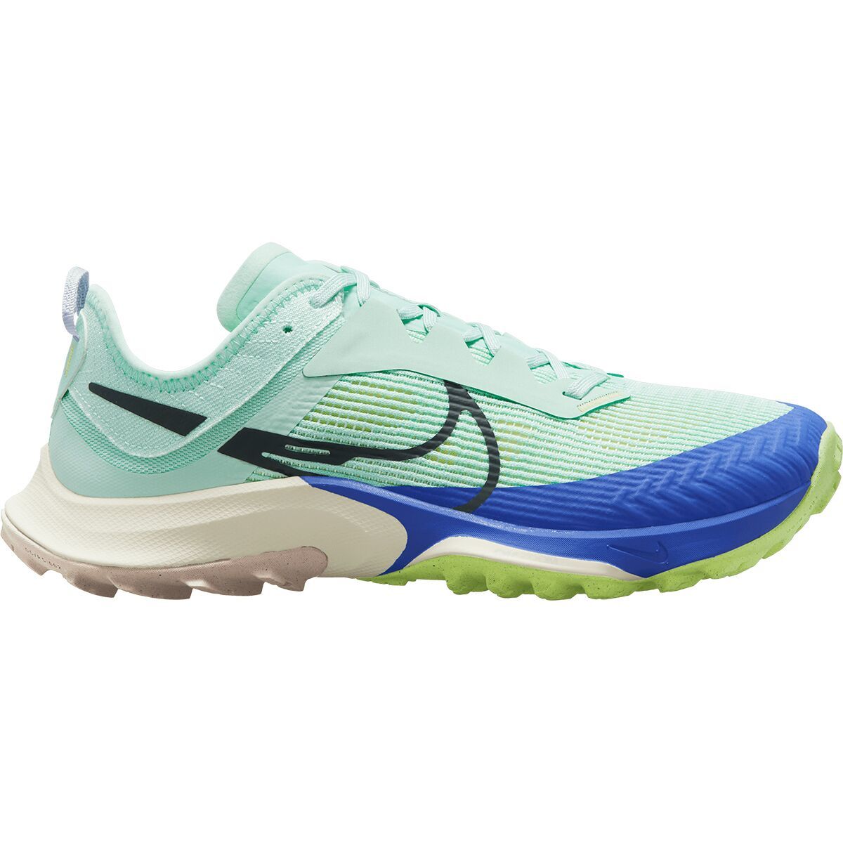 Nike Air Zoom Terra Kiger 8 Trail Running Shoe - Women's Mint Foam/Night Forest/Football Grey, 10.0