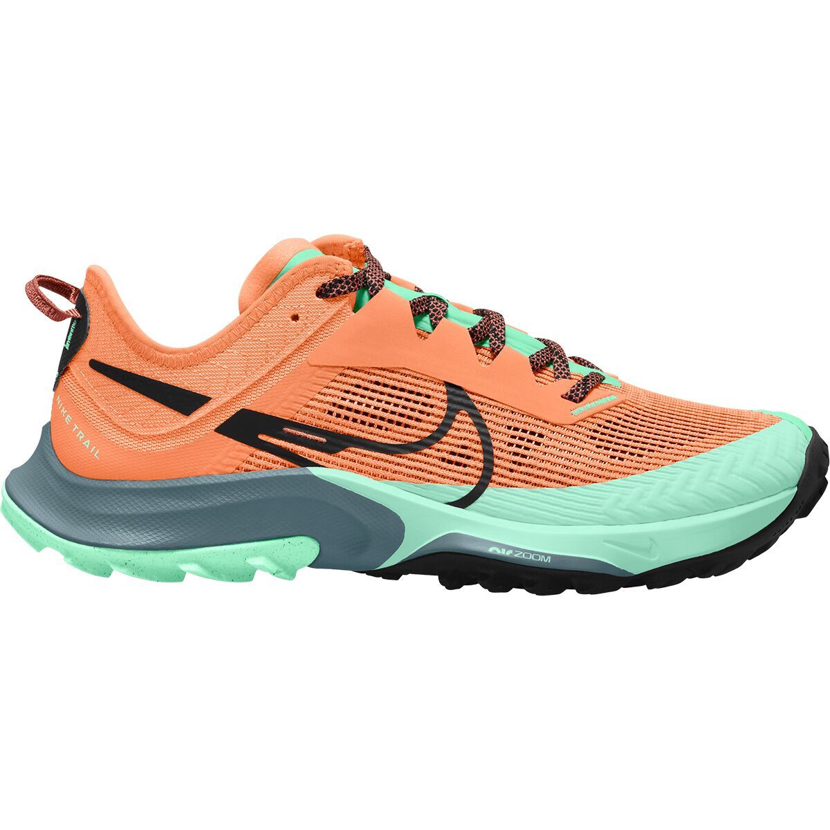 Nike Air Zoom Terra Kiger 8 Trail Running Shoe - Women's Orange Trance/Black/Mint Foam, 8.5