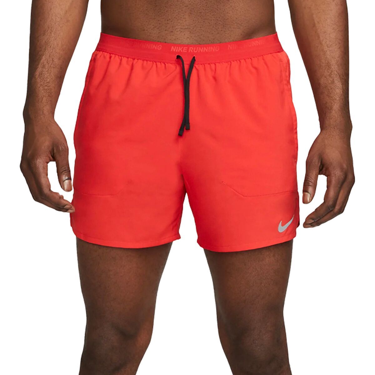Nike Dri-Fit Stride 5in BF Short - Men's University Red/Black/Reflective Silver, M