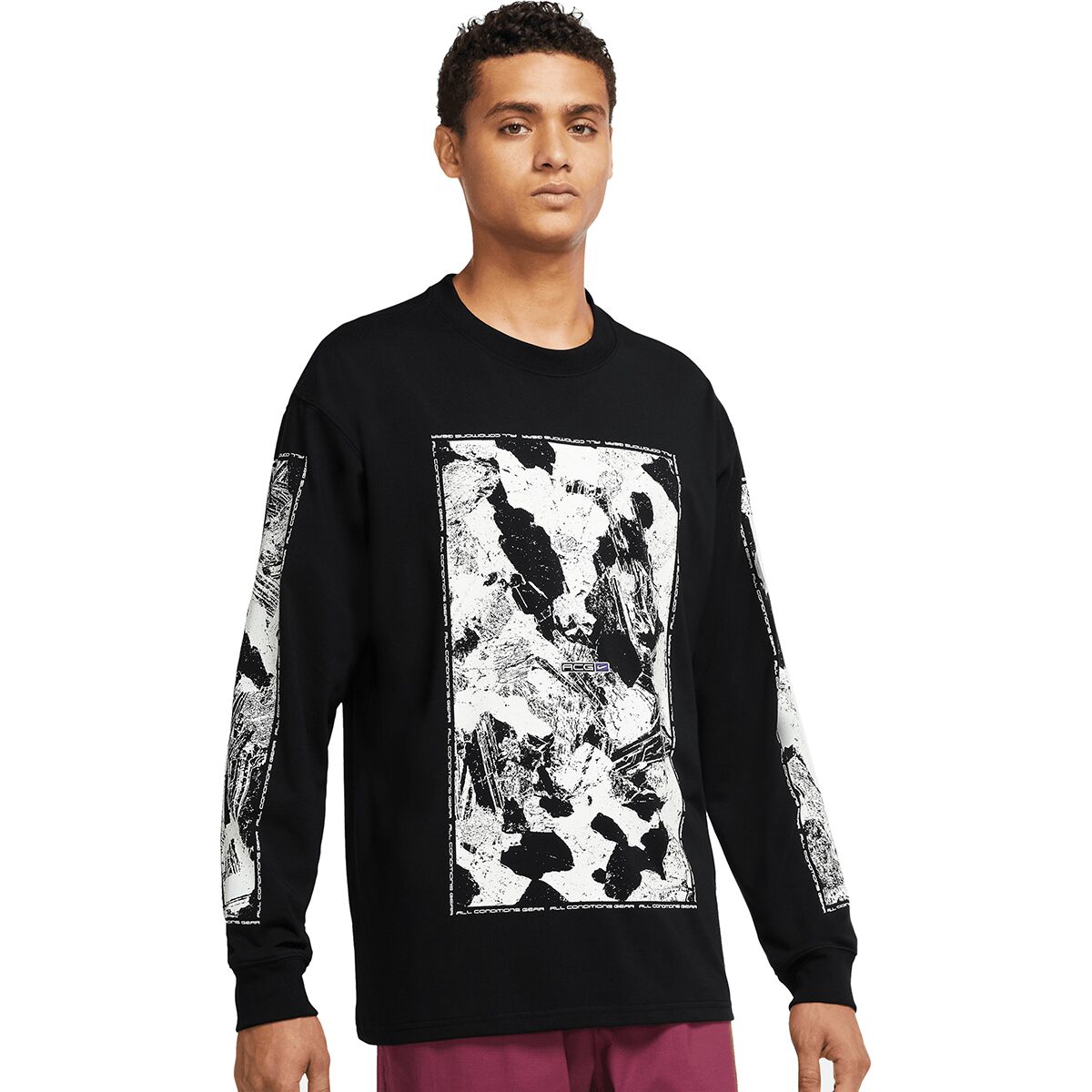 Silicio constructor Sofisticado Nike ACG Long-Sleeve Rock T-Shirt - Men's - Clothing