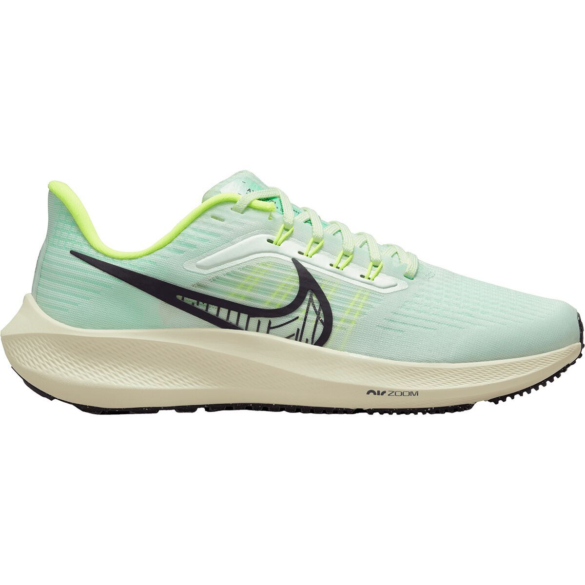 Nike Air Zoom Pegasus 39 Running Shoe - Women's Barely Green/Cave Purple/Mint Foam/Volt, 10.0