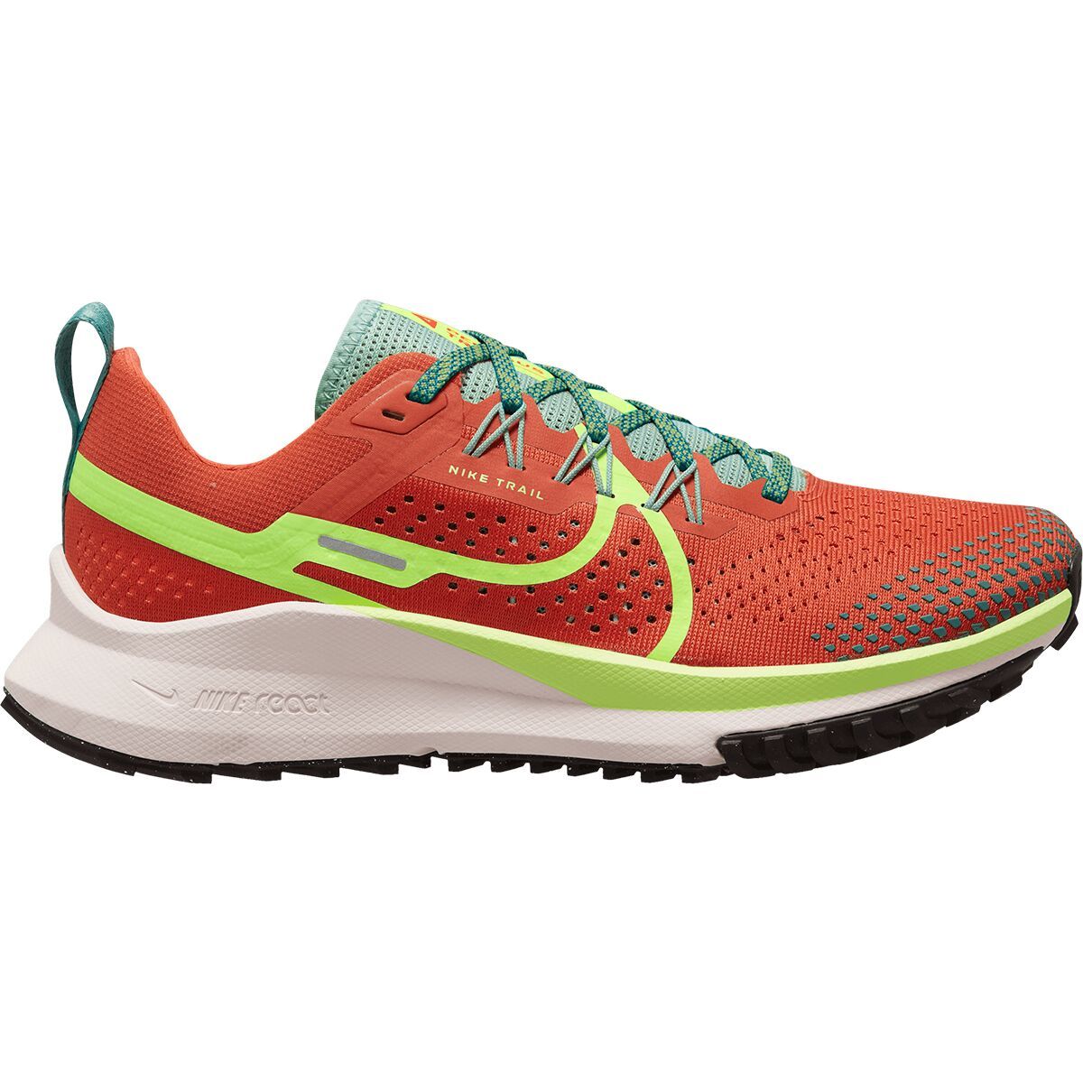 Nike React Pegasus Trail 4 Trail Running Shoe - Women's Mantra Orange/Ghost Green/Enamel Green, 11.0