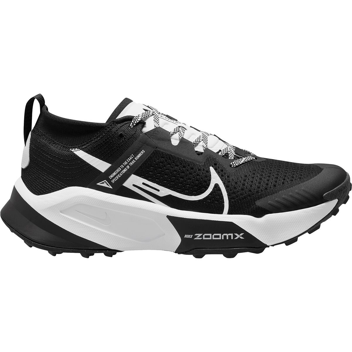 Nike ZoomX Zegama Trail Running Shoe - Men's Black/White, 7.0