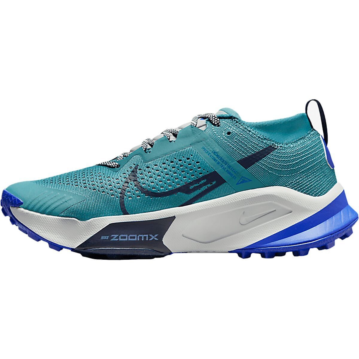 Nike ZoomX Zegama Trail Running Shoe - Men's Mineral Teal/Obsidian/Wolf Grey, 9.5