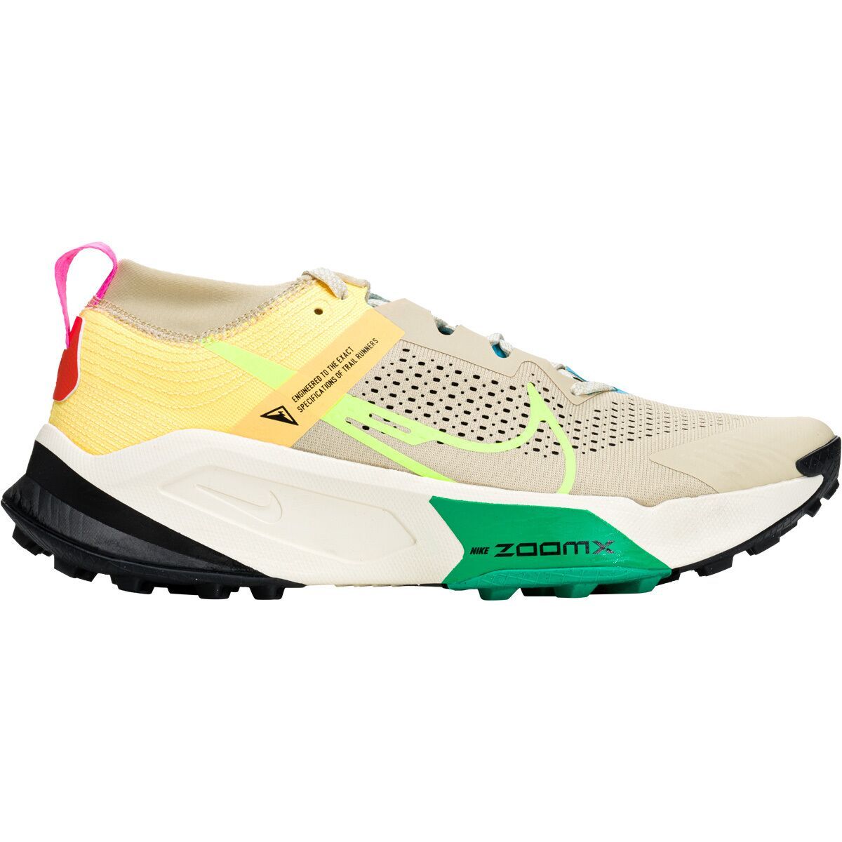 Nike ZoomX Zegama Trail Running Shoe - Men's Team Gold/Volt/Citron Pulse, 14.0