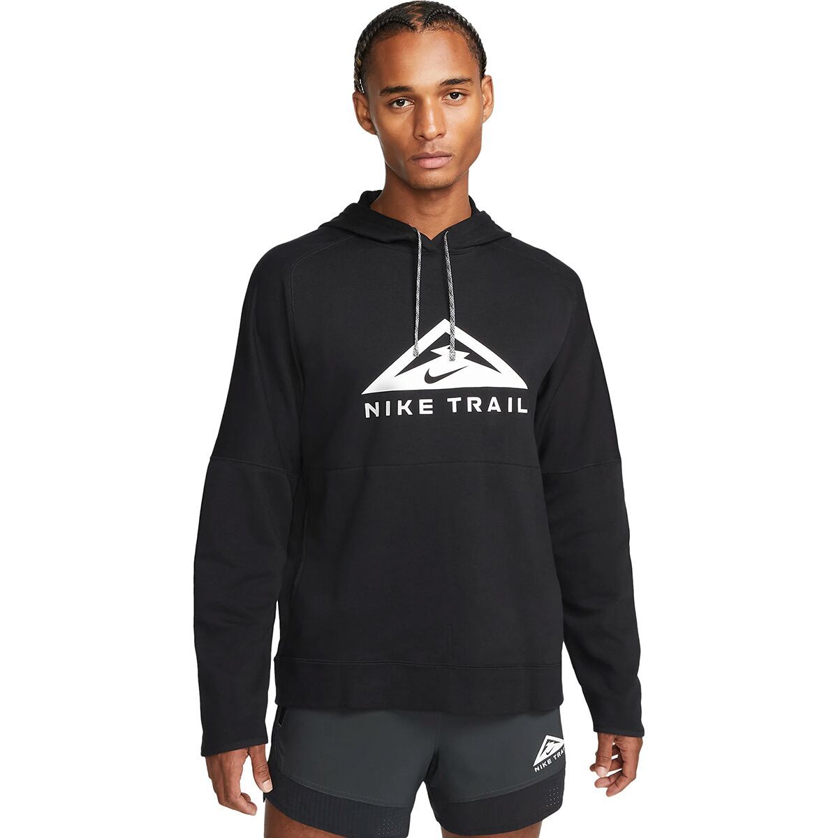 Nike Dri-Fit Trail Magic Hour Pullover Hoodie - Men's Black/Black/White, XL