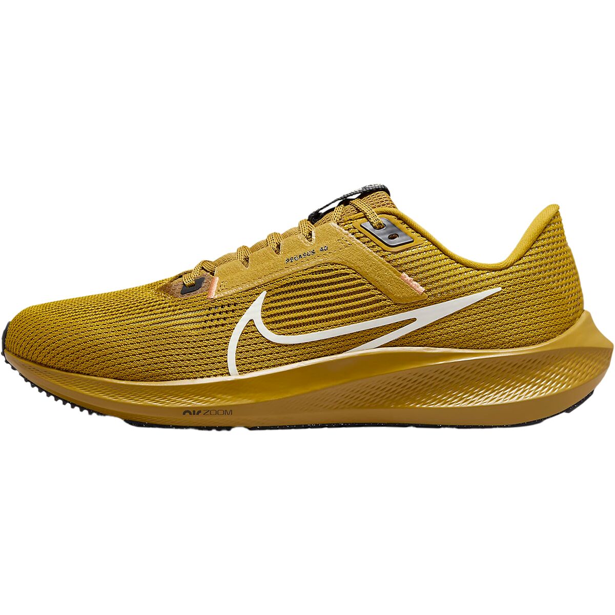 Image of Nike Air Zoom Pegasus 40 Running Shoe - Men's Bronzine/Sea Glass-Black-Olive Aura, 13.0
