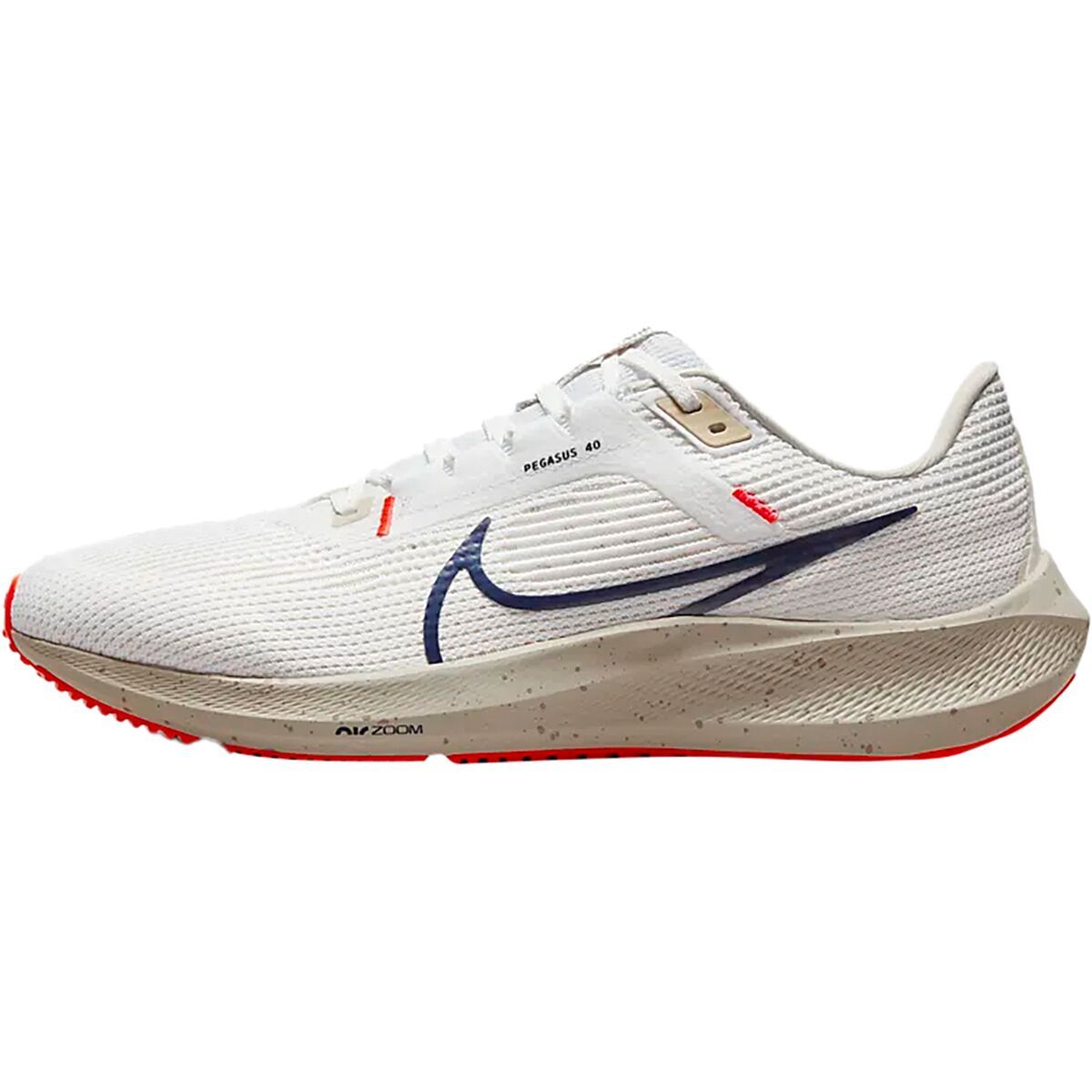 Nike Air Zoom Pegasus 40 Running Shoe - Men's White/Obsidian-Lt Orewood Brn-Phantom, 11.5