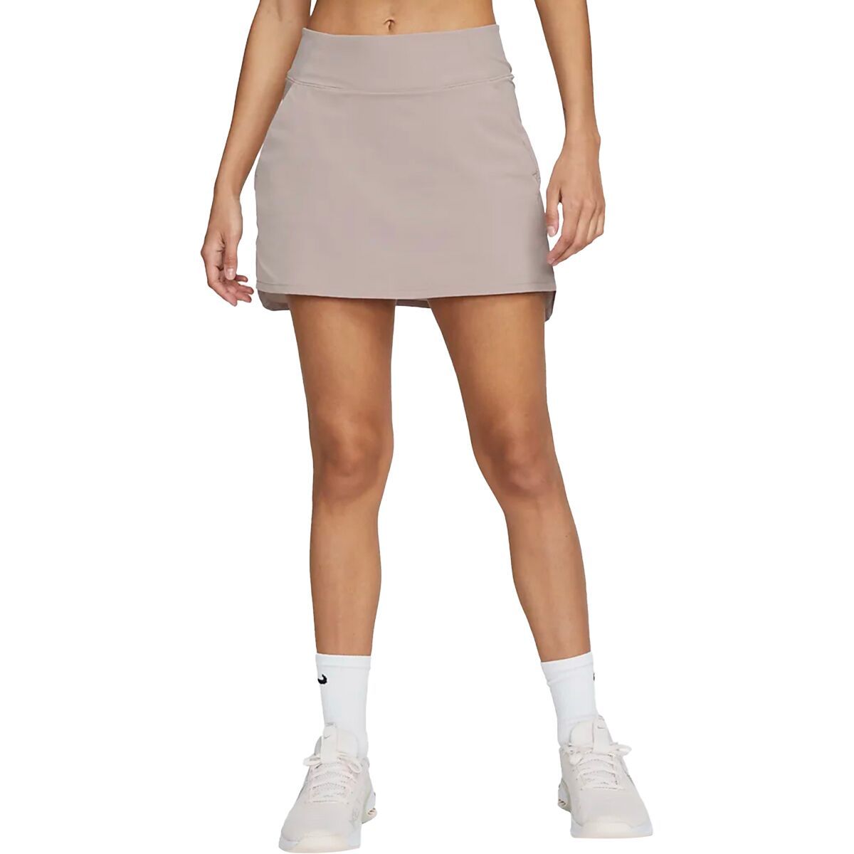 Nike Dri-FIT Bliss Mid-Rise Training Skort - Women's Diffused Taupe/Clear, M