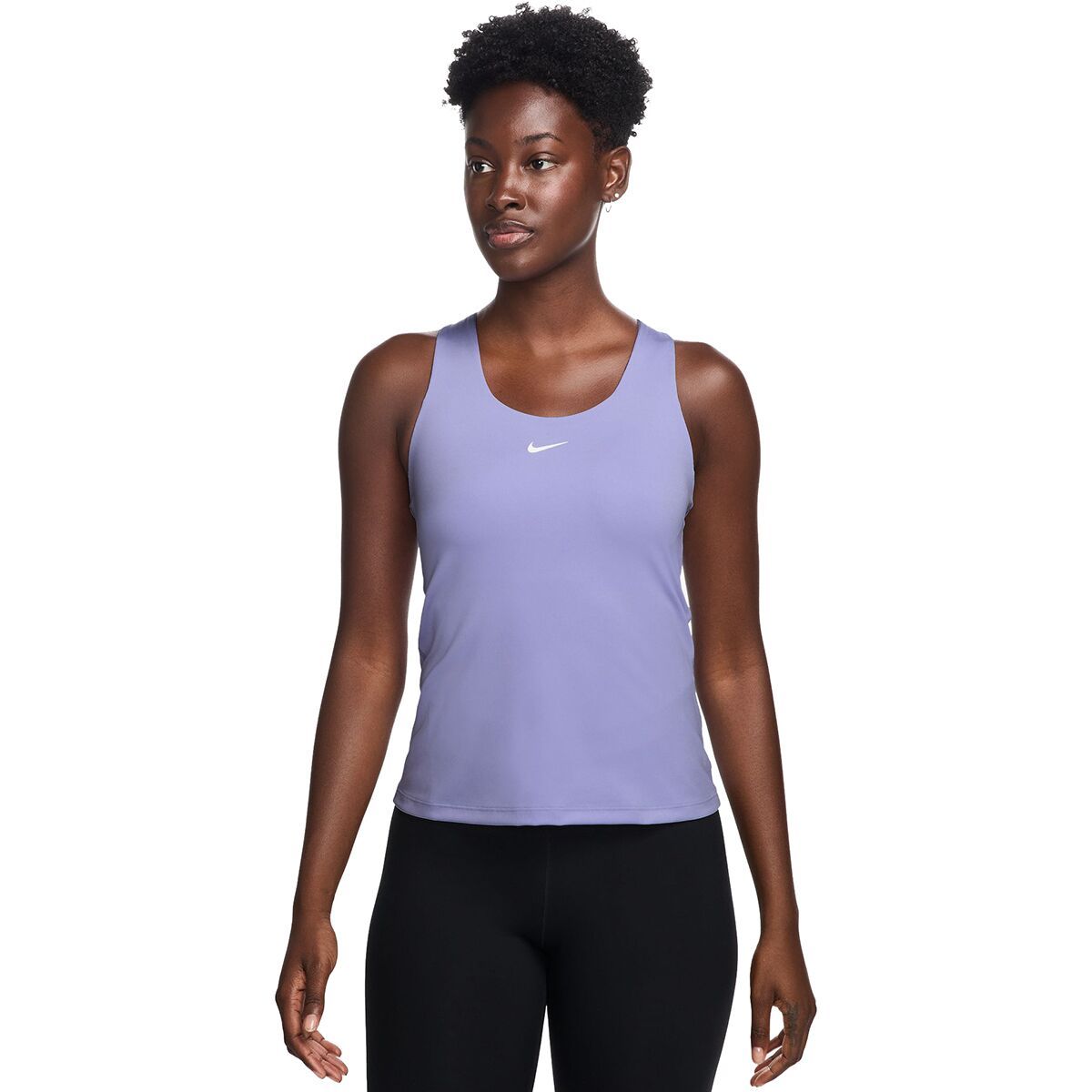 Nike Dri-Fit Swoosh Bra Tank Top - Women's Lilac Ice/White, XS
