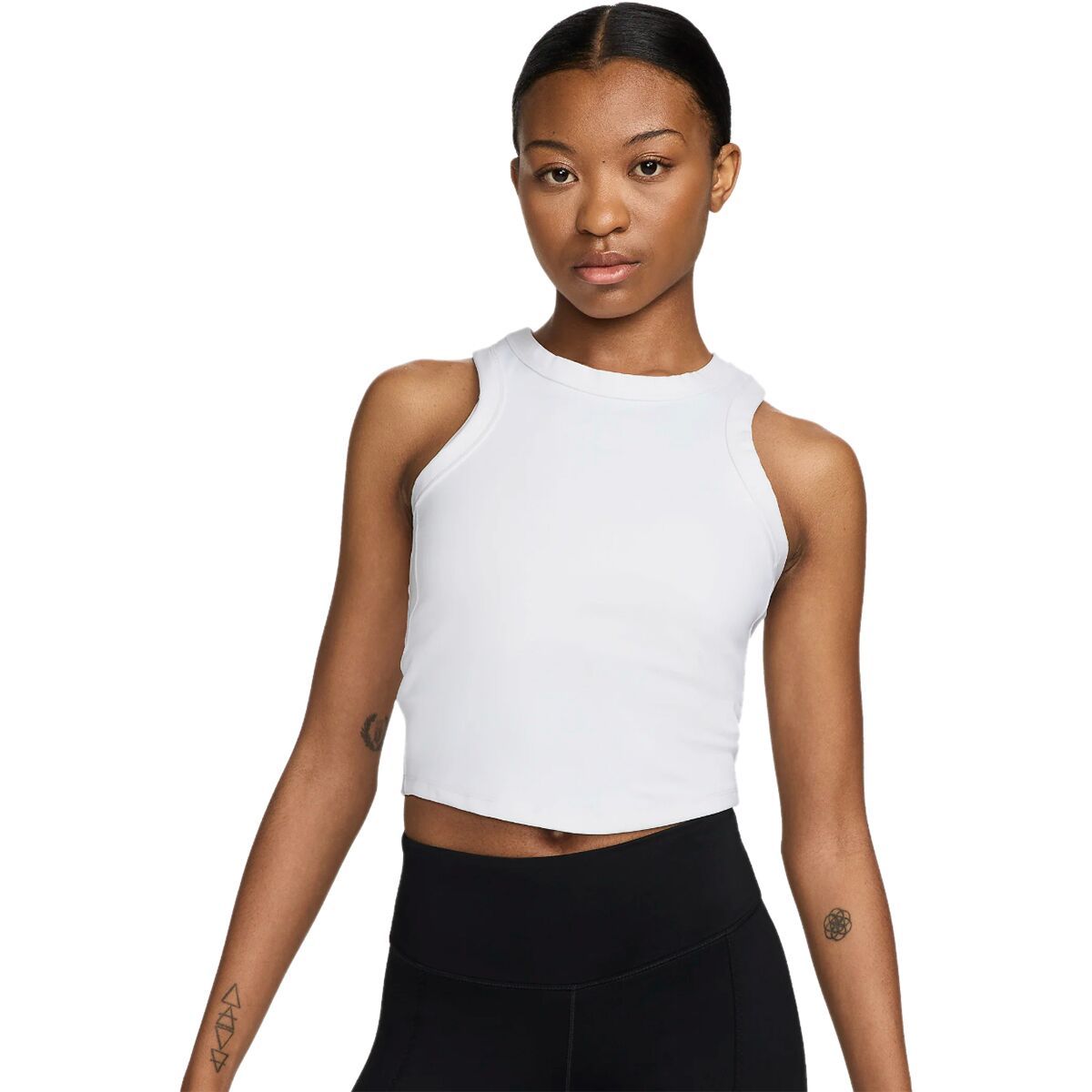 Nike One Fitted Dri-Fit Crop Tank Top - Women