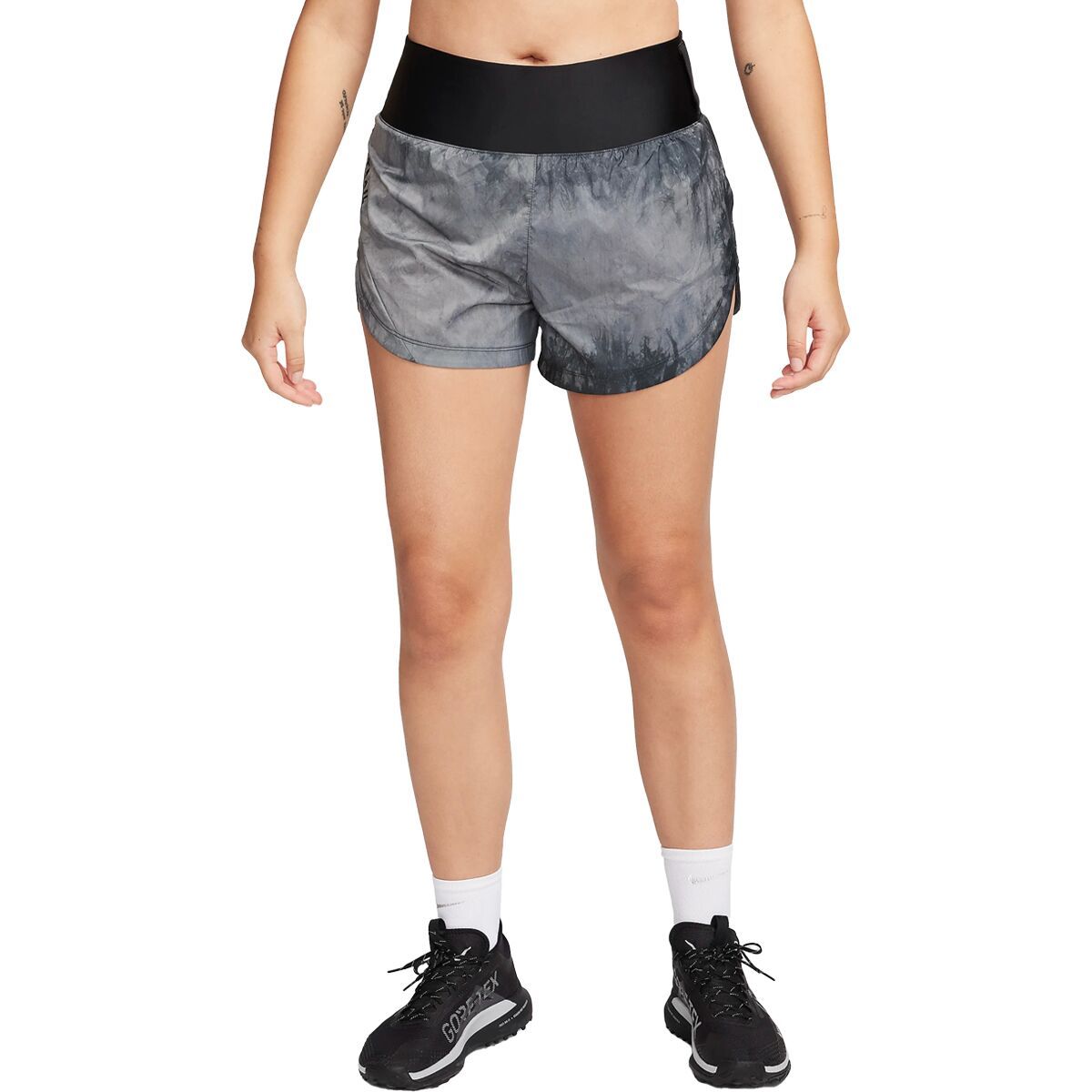 Nike Trail Repel Mid-Rise Brief-Lined 3in Running Short - Women's