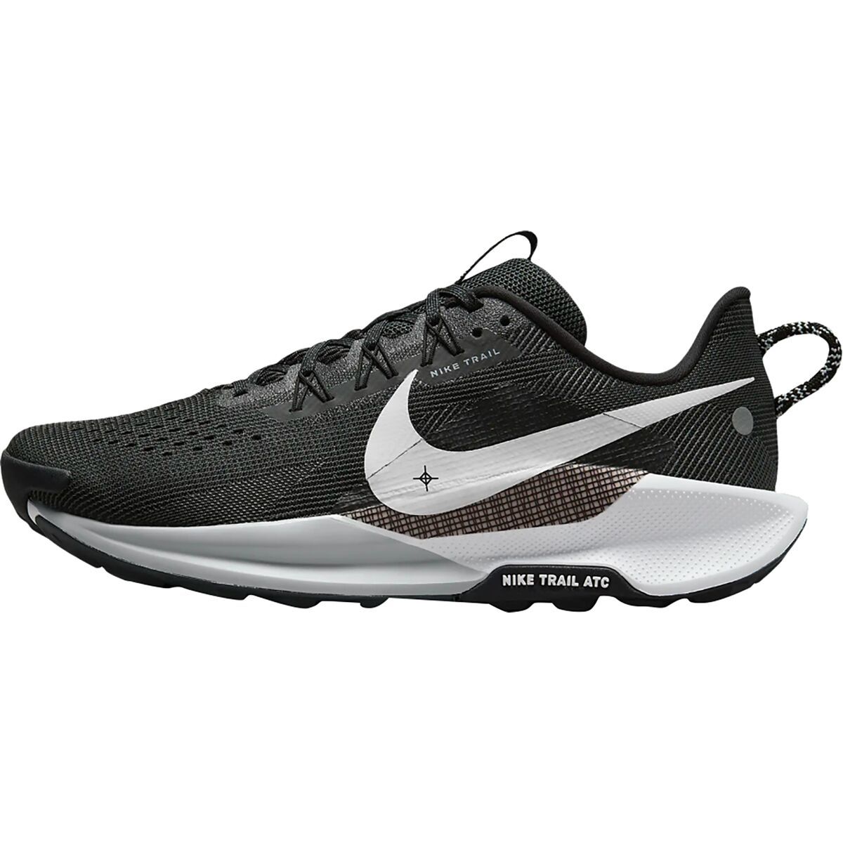 Image of Nike Pegasus 5 Trail Running Shoe - Men's Black/White-Anthracite-Wolf Grey, 10.0